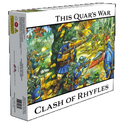 #ad Wargames Atlantic This Quar#x27;s War: Clash of Rhyfles 24 Figures $80.96