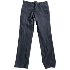 Banana Republic Pants Mens 32x34 Blue Aiden Slim Fit Chino Stretch Casual