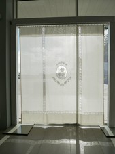 Tenda Ricamata in Misto Lino 240×300 cm Barocco 7710