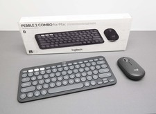 Logitech Pebble 2 Combo Wireless Keyboard and Mouse for Mac