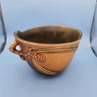 Roseville Pottery Brown Pine Cone Bowl Planter Vase #320-5" NICE