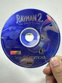 RAYMAN 2 The Great Escape SEGA DREAMCAST Ubisoft GAME DISC & Manual Only