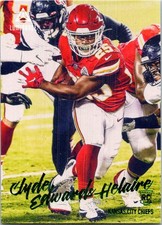 2020 Panini Chronicles #218 Clyde Edwards-Helaire Luminance Update Rookies Green