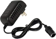 12V Power Supply AC to DC Converter Wall Plug to Car Cigarette Lighter Power Ada