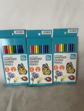 Pen Gear 3-pk Sharpened Colored Pencils - 12 Count - Assorted Colors 36 In All