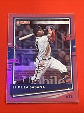 2020 Donruss #170 Ronald Acuna Jr. Pink Holo Nickname Variation Atlanta Braves