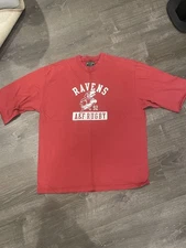 Abercrombie & Fitch T-Shirt - Large - Ravens A&F Rugby 9 Vintage