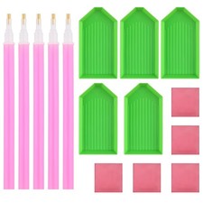 15pcs Diamond Painting Tools, 5D Diamond Art Accessories, Diamond Art Trays