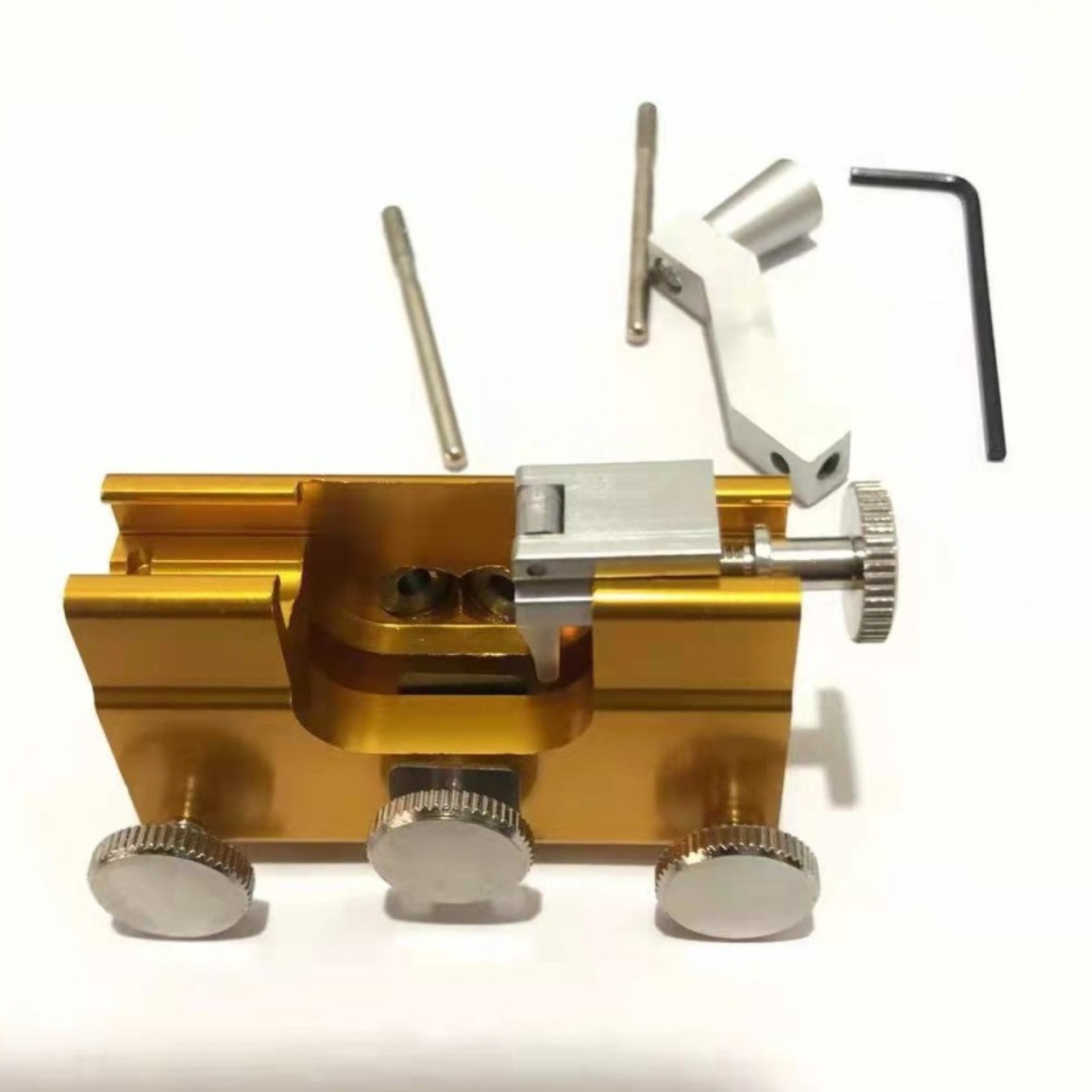 Manual Chainsaw Sharpener Universal Chain Grinding Tools with 2 Grinding Heads B