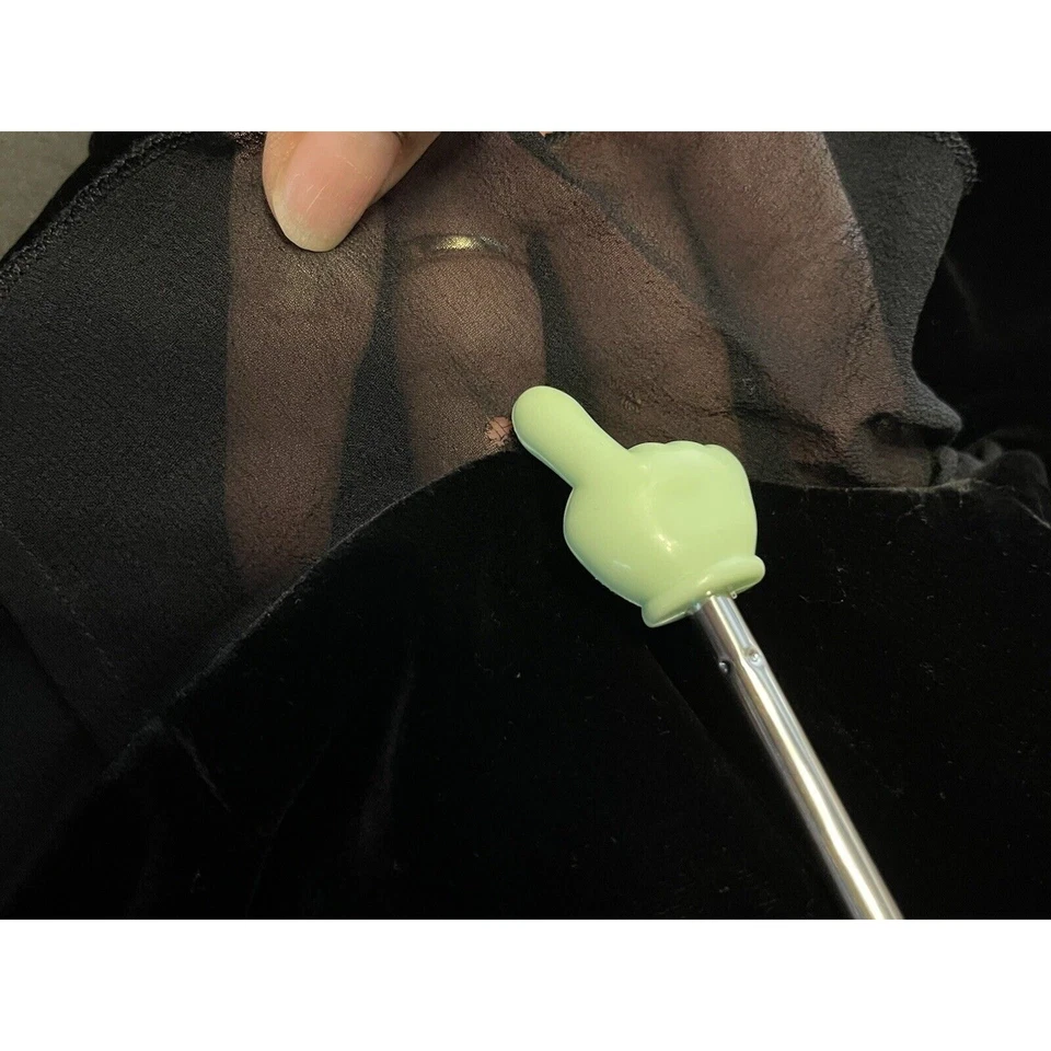 Chaqueta de terciopelo Kate Hill para mujer 18 esmoquin delantero negro botón delantero clásico bruja Foto 4 de 4