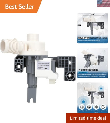 #ad #ad W10876600 Washing Machine Drain Pump – Ultimate Solution for Clogs amp; Leaks $57.99