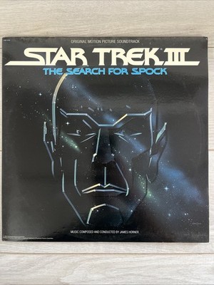 Vintage 1984 Star Trek III Search for Spock 2xLP Soundtrack James Horner Vinyl