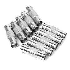 10x BNC Female to BNC Female   Coxial Cable Straight Adapter Connector