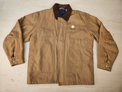 Vintage Outer Boundary duck canvas chore coat workwear Yokogawa Electric promo