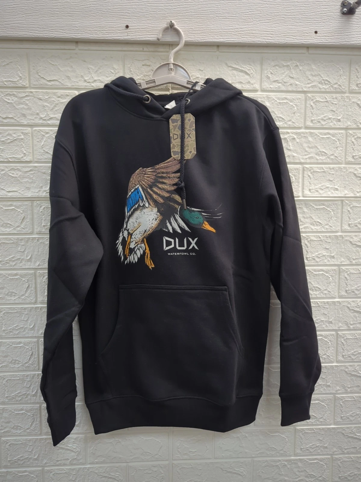 New Dux Waterfowl Landing Duck Thermal Hoodie Men's Size Small