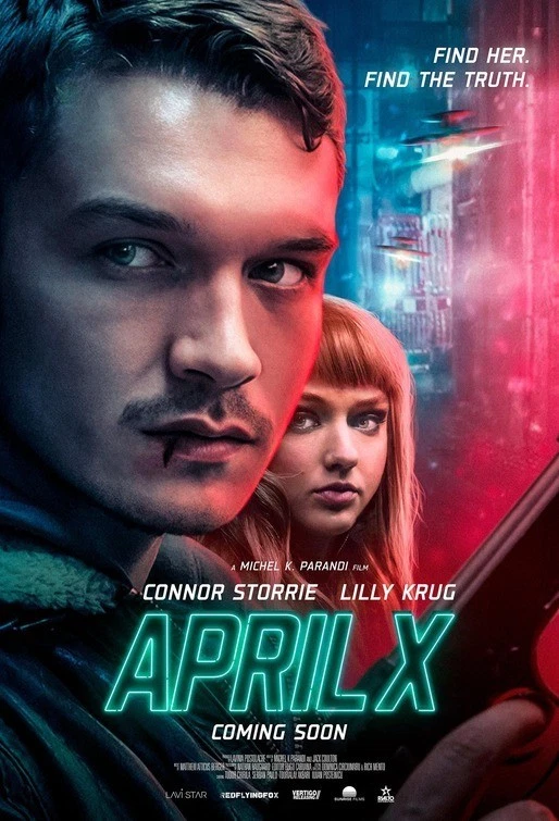 April X Connor Storrie Lilly Krug Sci-Fi Thriller Movie Poster