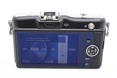 AF problem] Read!!! OLYMPUS SLR PEN mini E-PM1 Black From Japan 