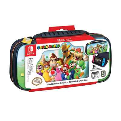 Super Mario Nintendo Switch Game Traveler Deluxe Console Case