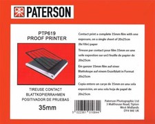 Paterson Pro Photographic Proof Printer For All 35mm Films : PTP619
