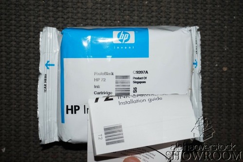 New No Box Genuine OEM HP 72 Standard Yield Photo Black Ink Cartridge - Picture 2 of 2