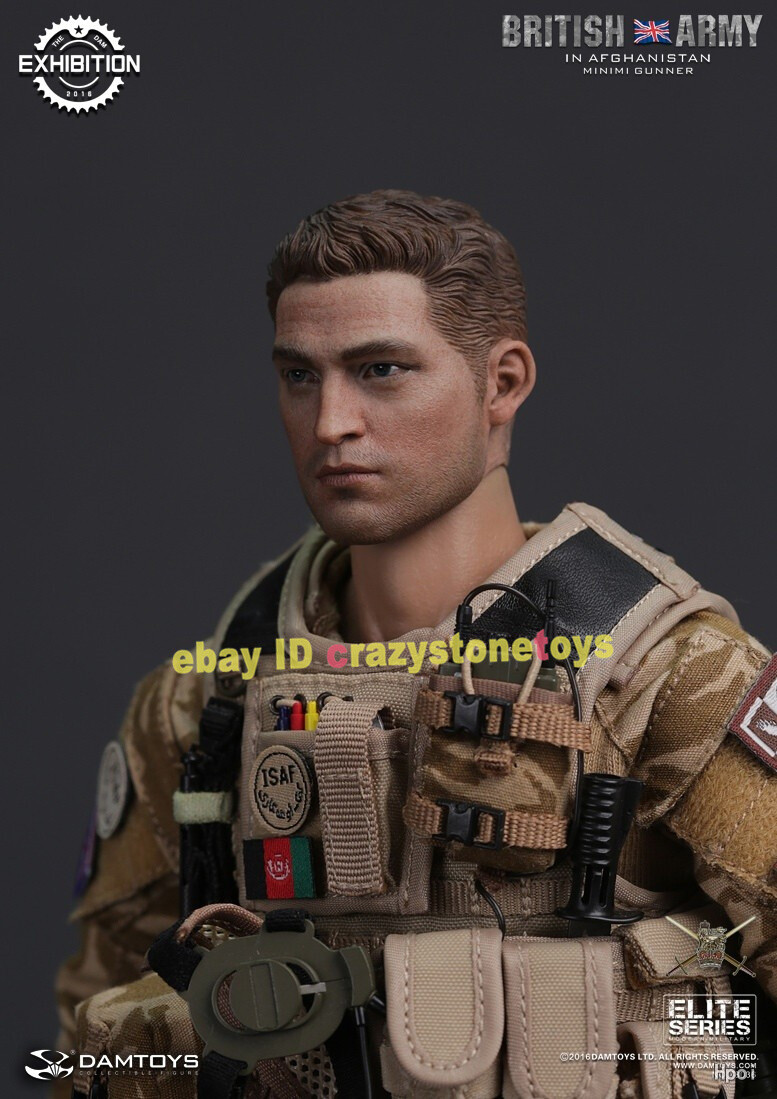 DAMTOYS BRITISH ARMY MINIMI GUNNER 1/6 Action Figure DAM78036 Doll