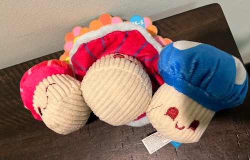 Bark Box XS-S Alice’s Magic Mushrooms Crinkle Squeaker Plush Dog Toy - Picture 5 of 6