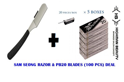 NEW Samsong Straight Kamisori Razor Similar to Feather artist club single edge 