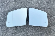 10-19 OEM MERCEDES ML G GL GLE GLS W166 L+R SIDE VIEW MIRROR WIDE ANGLE GLASS