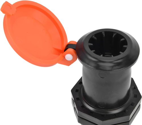 Valvola Ad Innesto Rapido in Plastica, Portagomma Ingresso Acqua G3/4 a Tenuta S - Foto 5 di 12