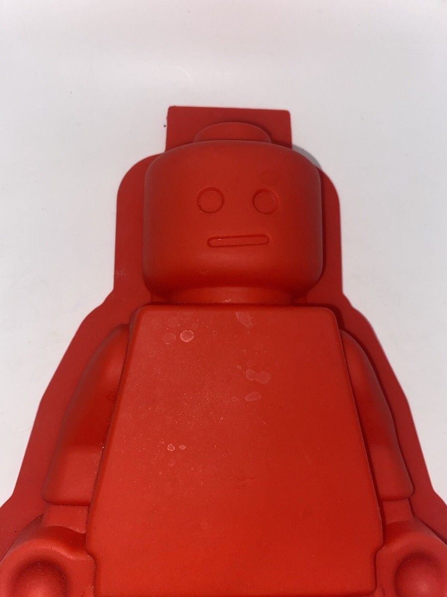 LEGO® Silicone Minifigure Cake Jello Mold Red Baking Retired