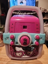 HELLO KITTY FLASHING LIGHTS KARAOKE MACHINE 2015 For Parts Or Decoration Read 
