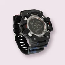 Activa Armour X Invicta Men's 50mm  Black Rubber Digital Watch ACW8050MC-003