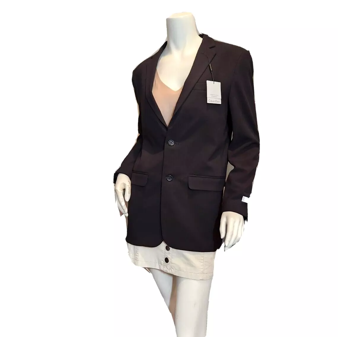 Calvin klein black 2024 modern fit tuxedo