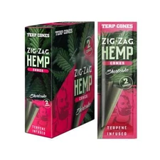 ZIG ZAG Pre Rolled Cone  SHORTCAKE 15 ct - 2 CONES / Pack