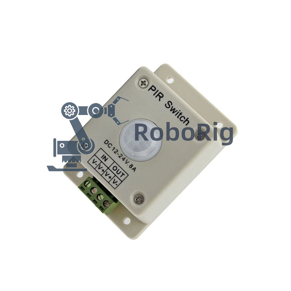PIR Switch 8A PIR Motion Sensor DC 12-24V For LED Strip Light Bulb Infrared M - Image 4 of 4