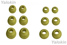 Eartips Earbuds for Raycon Everyday and Fitness - 12pcs Matcha Green (DF-3SZ)