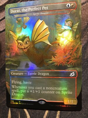 Dorat, the Perfect Pet Extended Foil IKO MTG NM Ships Free!! | eBay