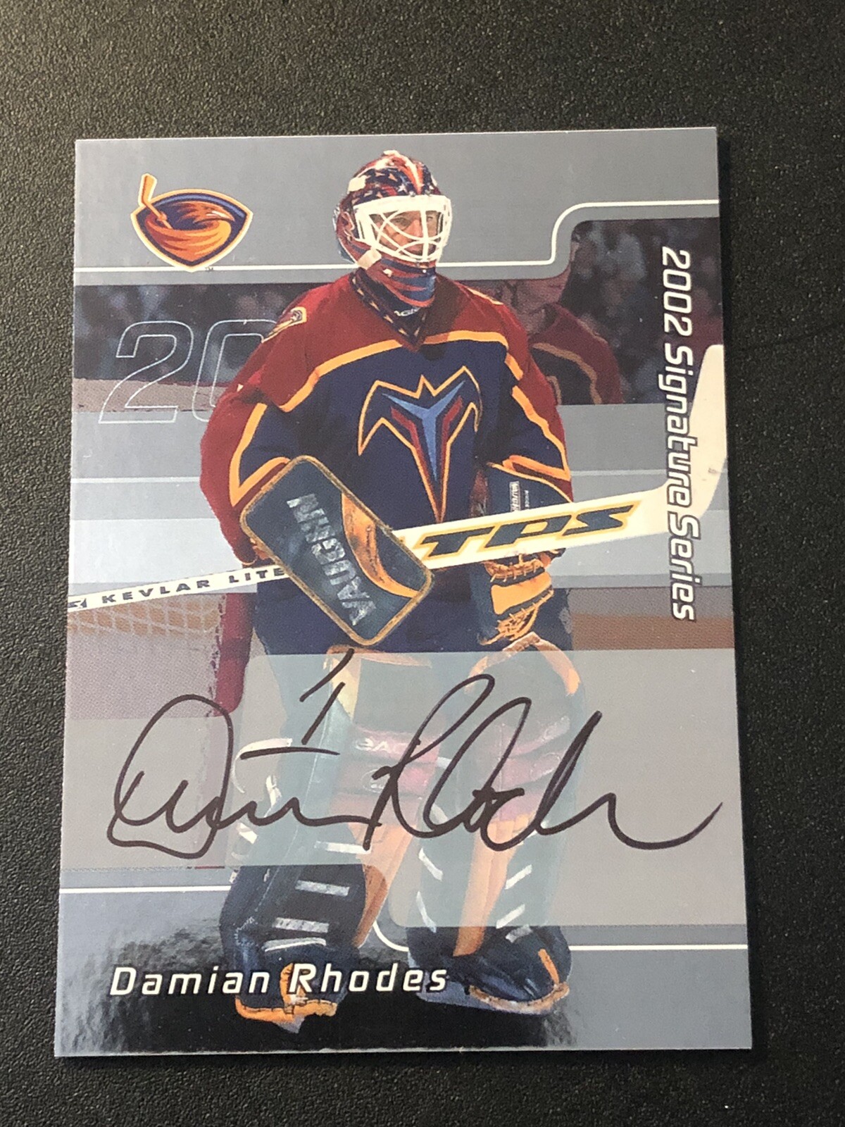 2002 ITG Be A Player Signature Series 2001-02 Buybacks Damian Rhodes #053 Auto