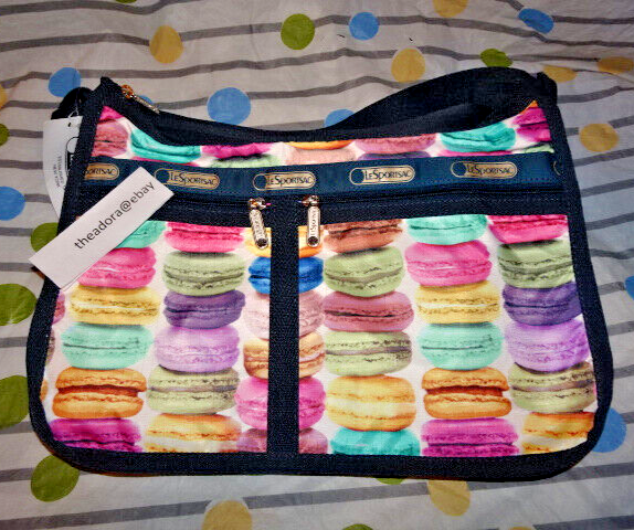 Lesportsac Macaroons Deluxe Everyday Bag Crossbody New with Tag