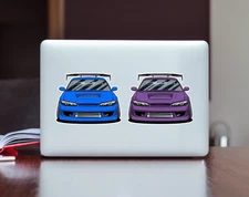 JDM Stanced S15 Silvia Japanese Sports Car Retro Vintage Sticker Decals