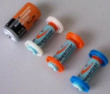 iSmartHome 3D Printed AA to Size C Battery Adapter 8pcs, Introductory Special