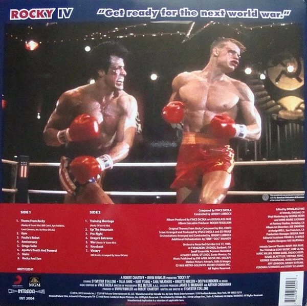 Vince DiCola - Rocky IV (1985) Complete Score LP / Stereo / Newly Remastered!!!! - Bild 2 von 3