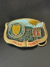 Vintage Collectible NCGA Funk's G Corn Utilization Project GAB USA Belt Buckle