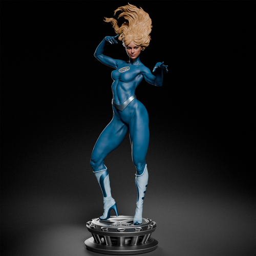 Susan Storm Invisible Woman Model Kit – Highly Detailed Marvel Collectible - Picture 2 of 11