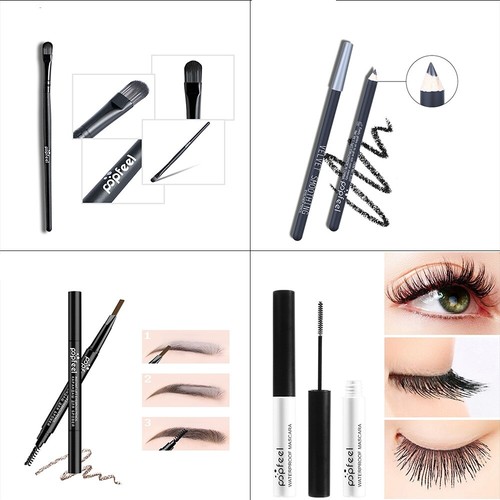 40 Colors Eyeshadow Eye Shadow Powder with Brush Eyebrow Pencil Palette Makeup - Picture 7 of 19