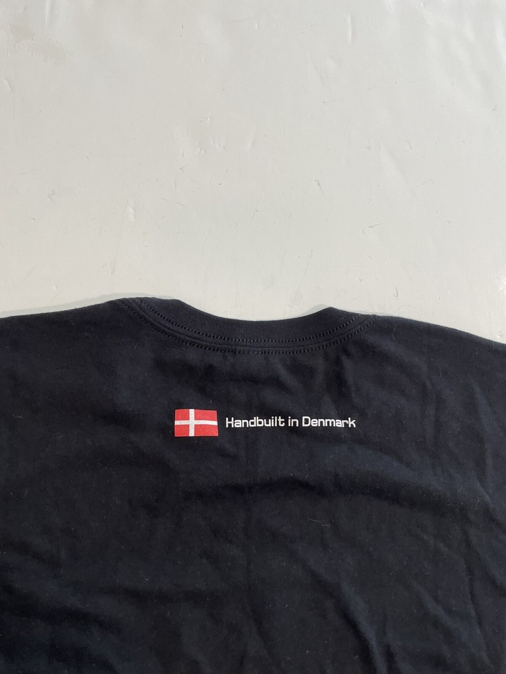 Ceramicspeed Logo Tshirt Men’s Medium Black Denmark Flag eBay