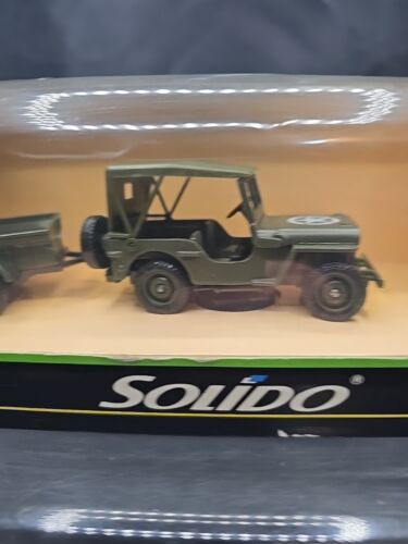 SOLIDO MILITARE: art. 6048 Jeep con rimorchio US R.25 - Foto 2 di 10