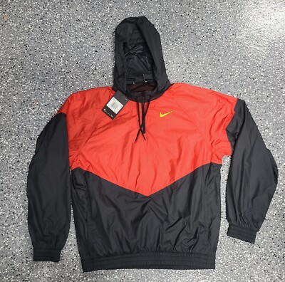 Nike SB Shield Packable Hood Mens Jacket Red Black BV0979 657 XS