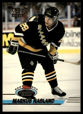 1993-94 Stadium Club NHL Debut #393 Markus Naslund Pittsburgh