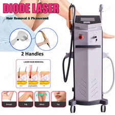 2IN1 808nm Diode Laser Permenant Hair & Tattoo Removal Picosecond ND Yag Machine